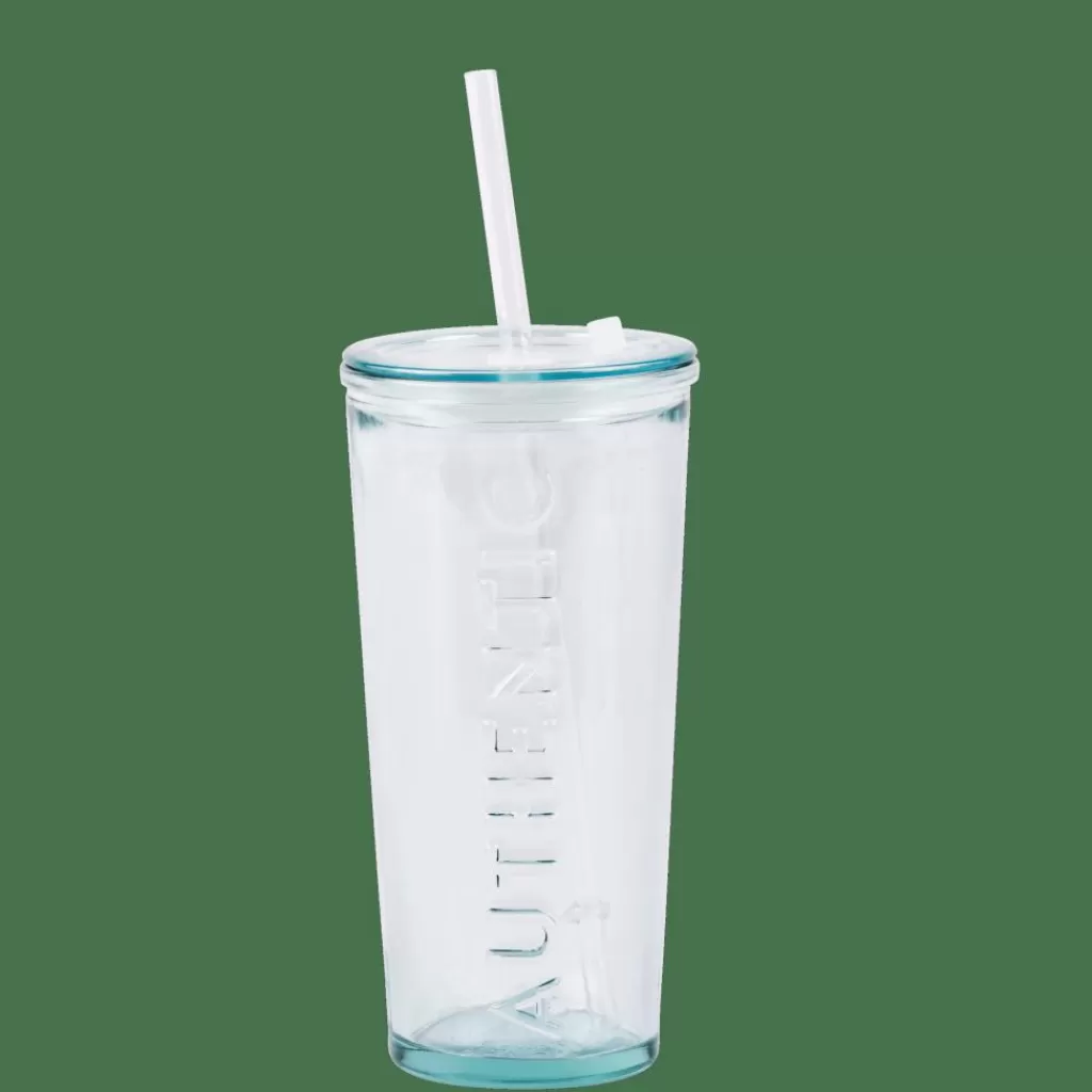 CASA AUTHENTIC Vaso Con Pajita Transparente