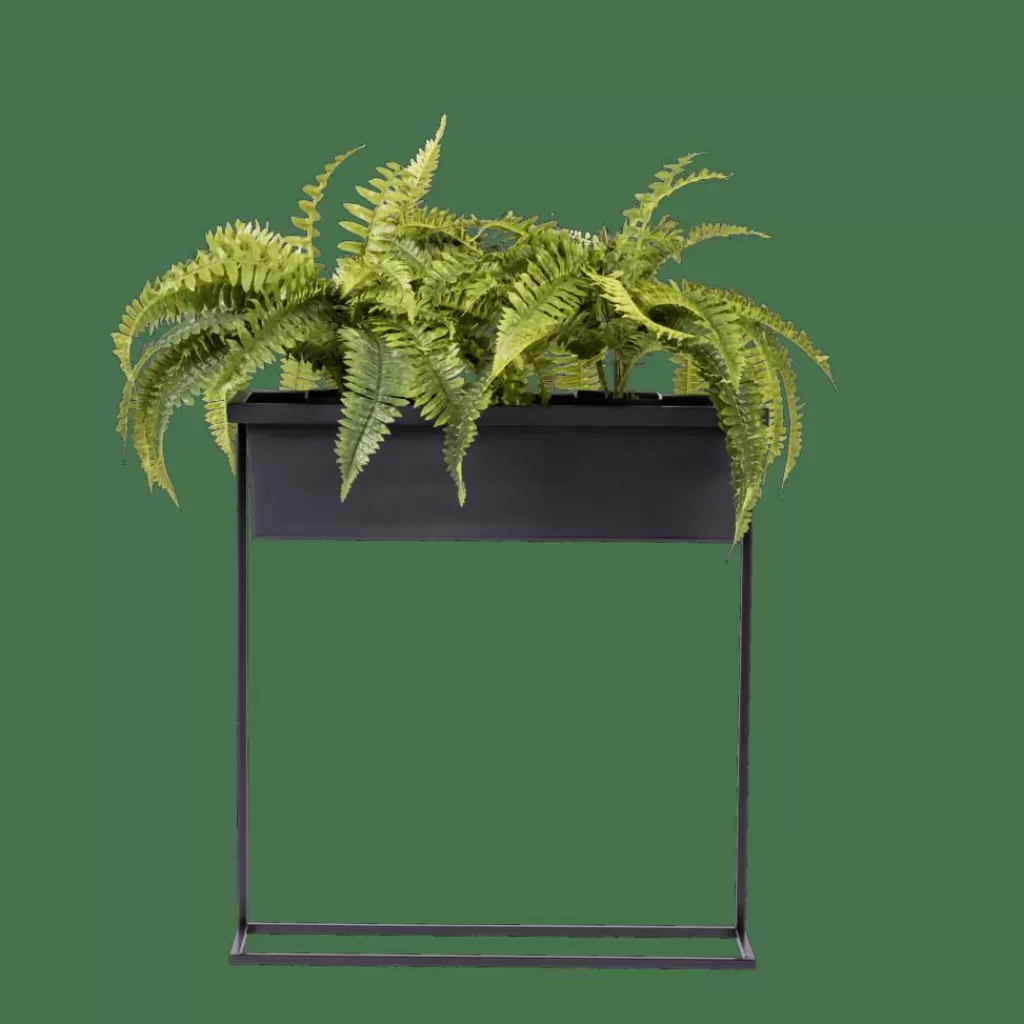 CASA BALCO Caja Para Plantas Negro