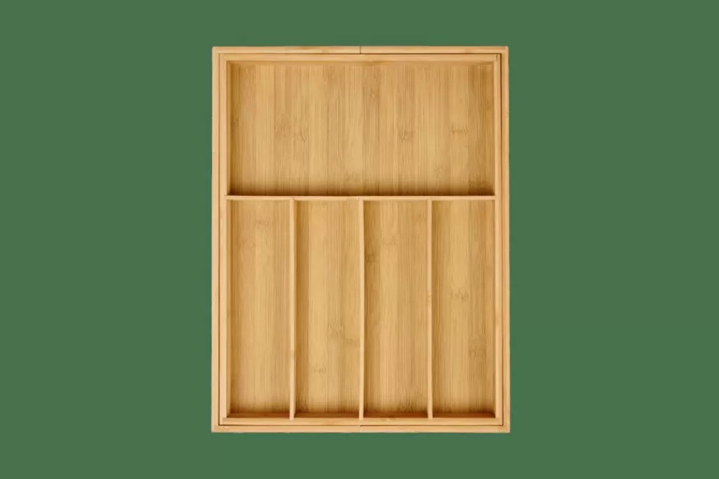 CASA BAMBOO Organizador Cajón Extensible Natural