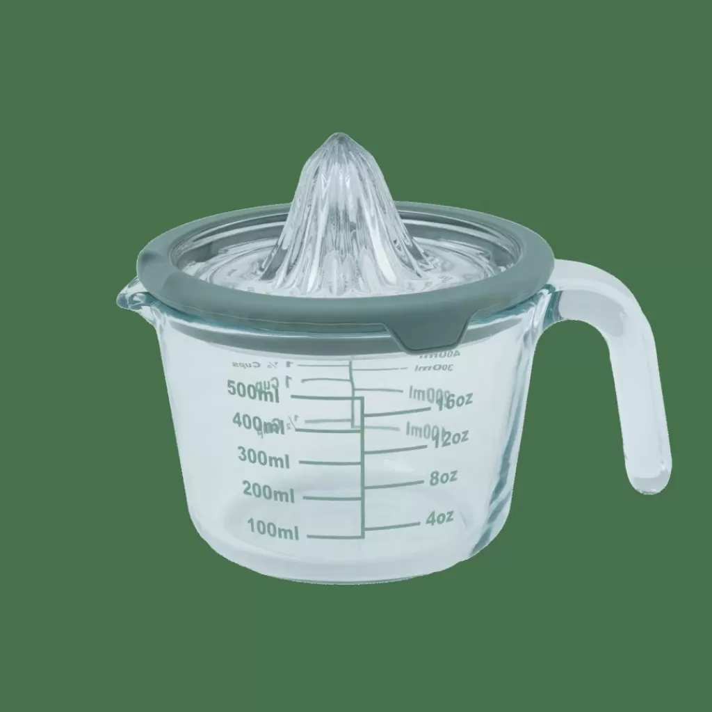 CASA CUISINO Exprimidor+vaso Graduado 500 Ml Verde, Transparente