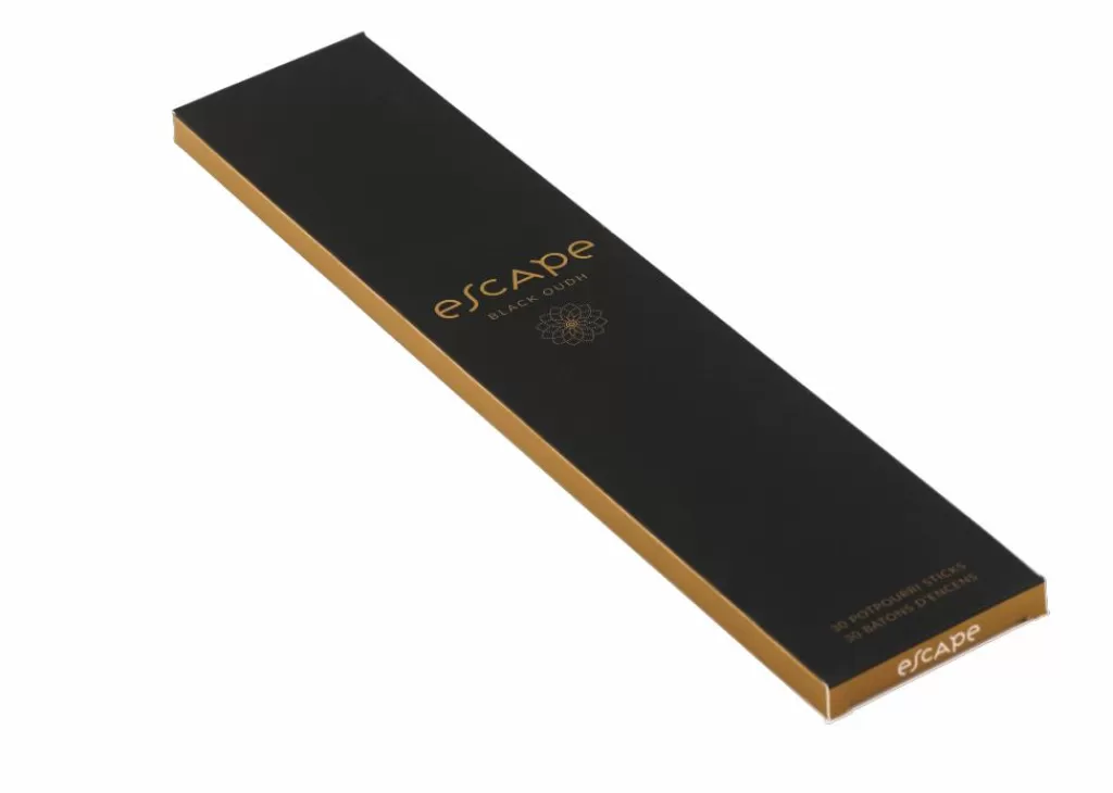 CASA ESCAPE BLACK OUDH Velas Perfumadas Juego De 9 Negro