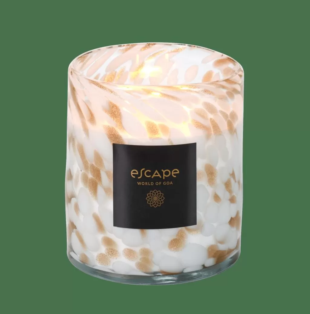 CASA ESCAPE WORLD OF GOA Vela Perfumada Blanco, Dorado, Multicolor