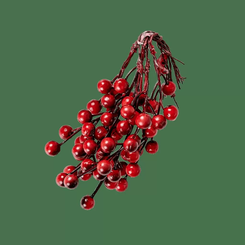 CASA FOAM Bayas Decorativas Juego De 12 Rojo