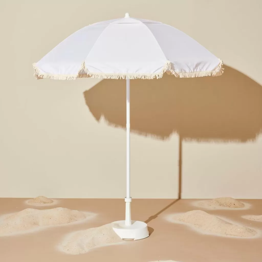 CASA FRANJA & VALINO Parasol Set Blanco