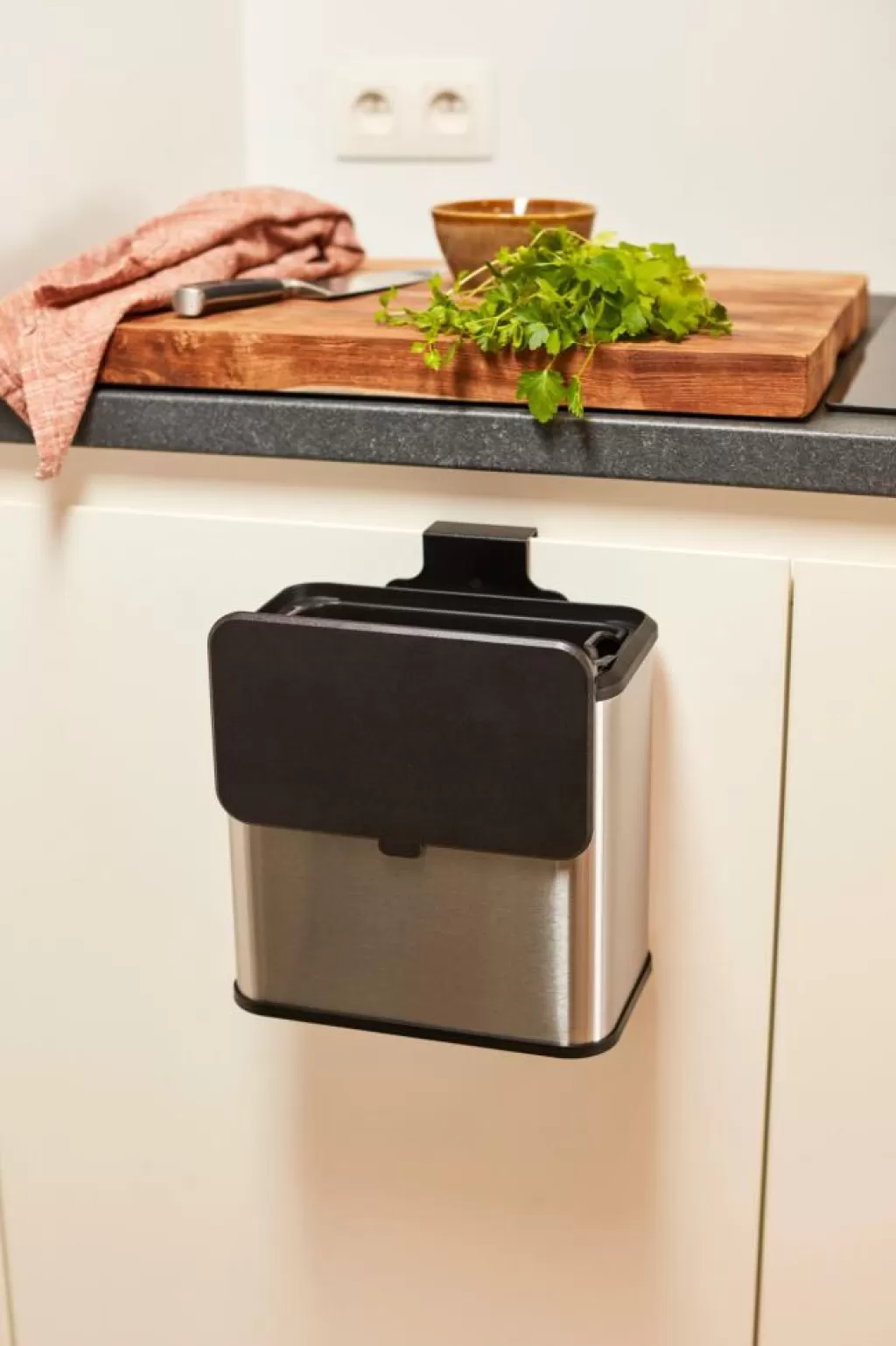 CASA KITCHEN Cubo De Basura Armario 5L Acero Inoxidable