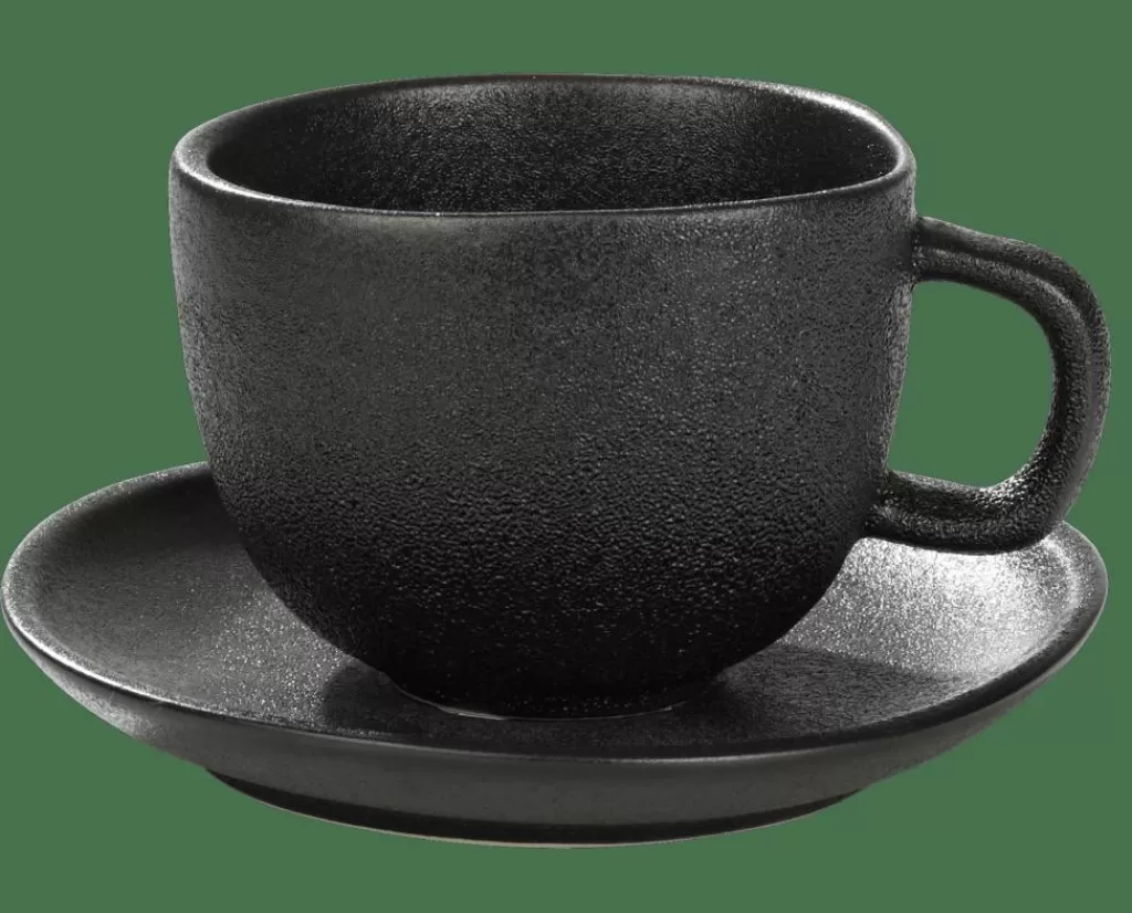 CASA MAGMA Taza Y Plato Tacita 11 CL Negro