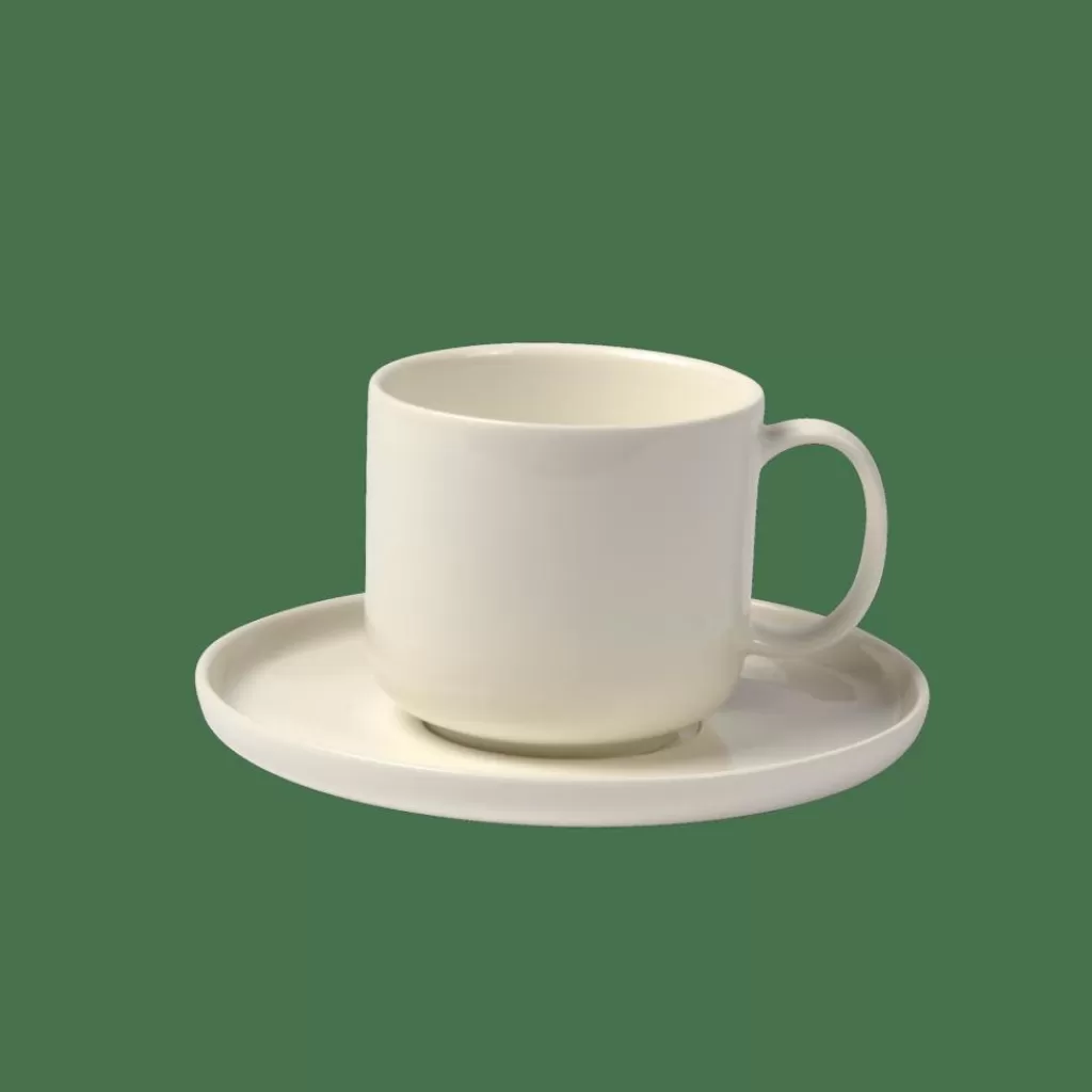 CASA MOON Taza Y Plato 20 CL Blanco