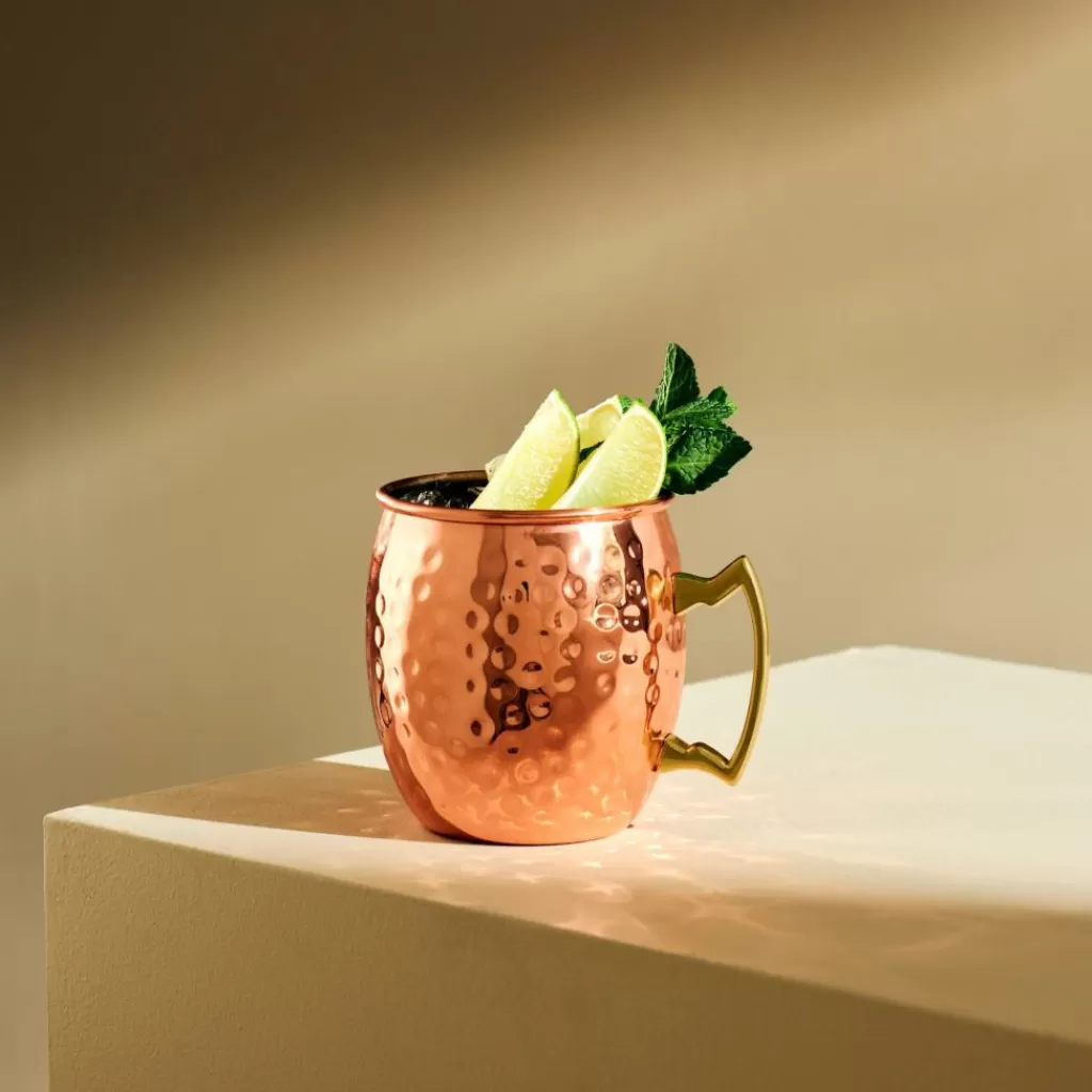 CASA MOSCOW MULE Vaso 500 Ml Dorado, Cobrizo