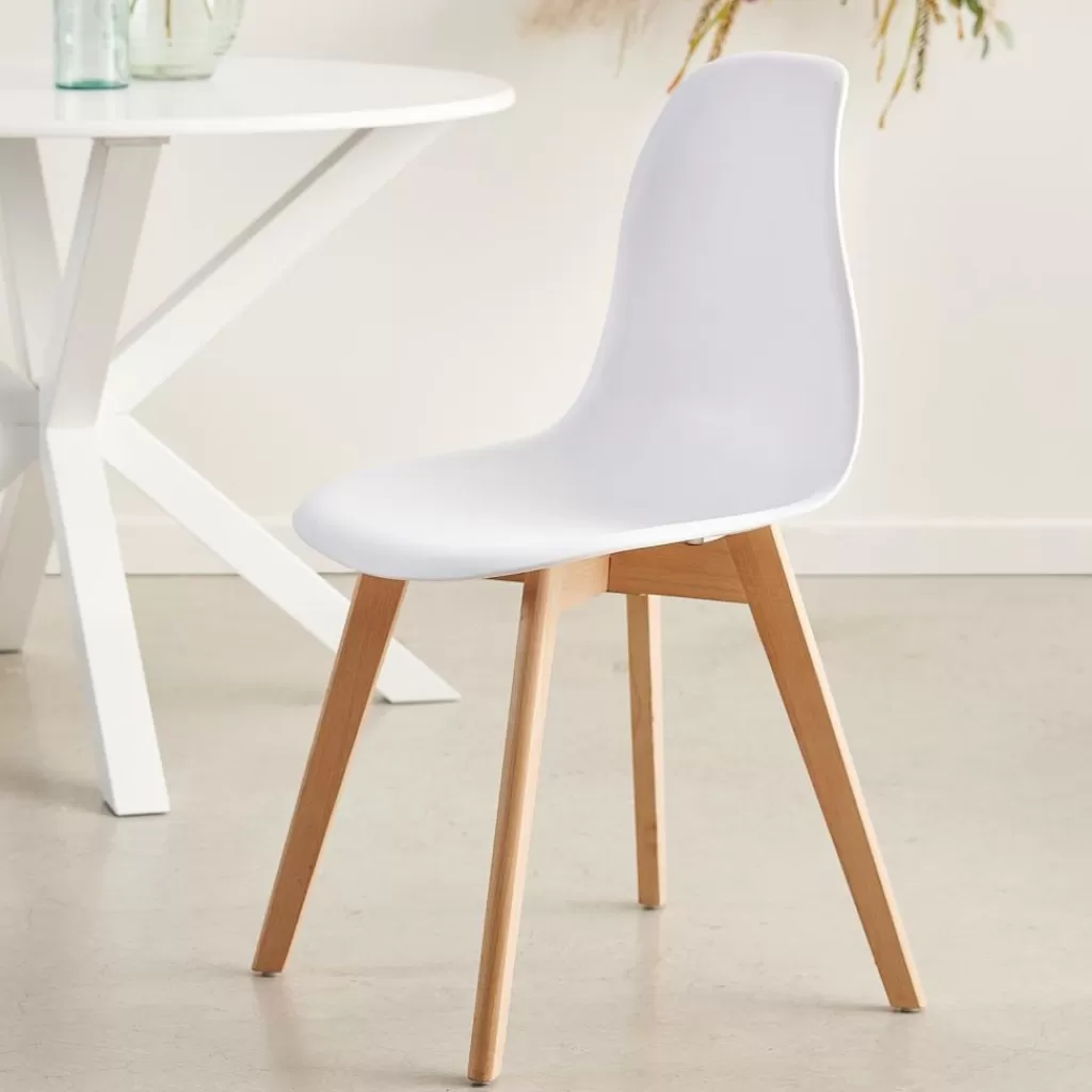 CASA NEW MATS Silla De Comedor Blanco