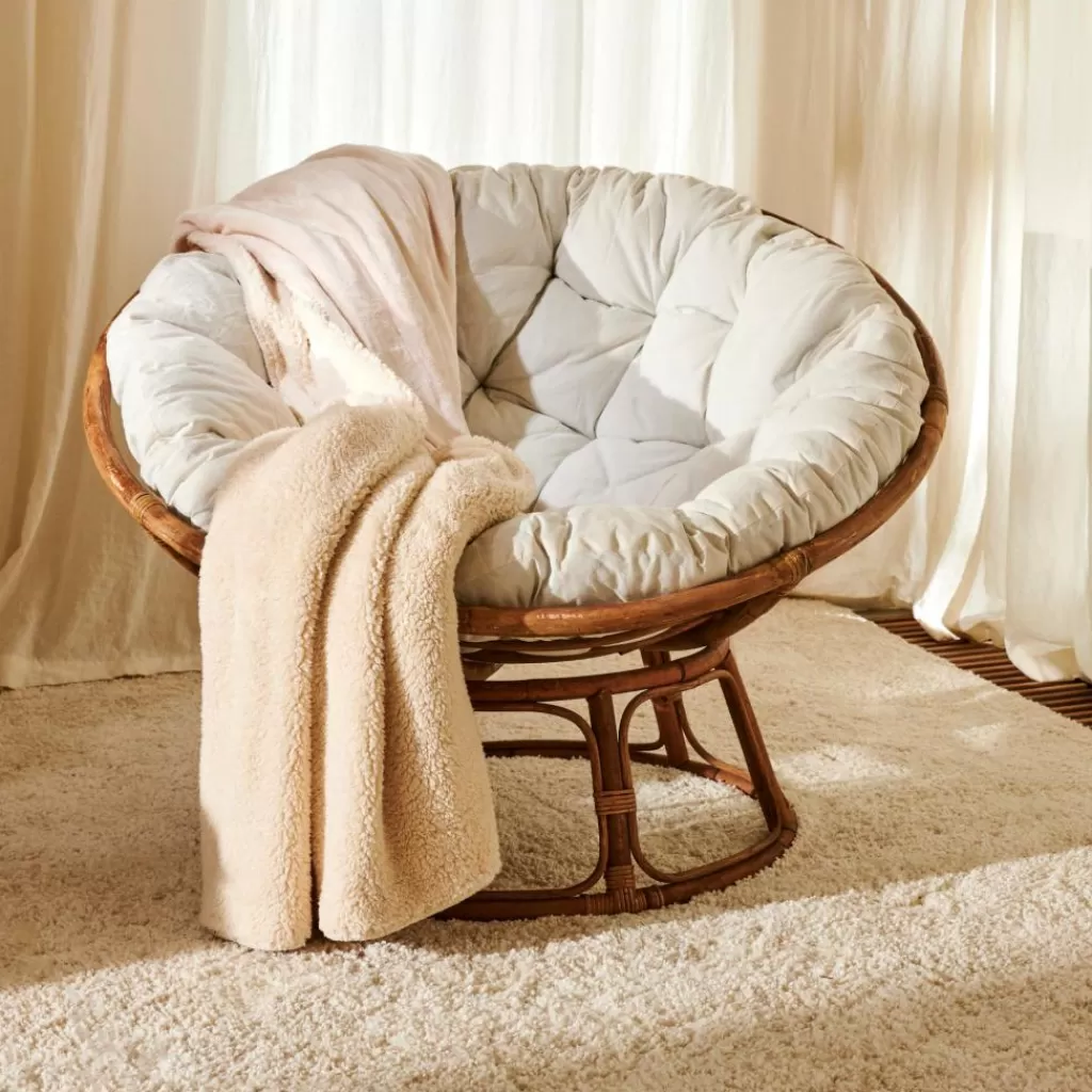 CASA PAPASAN Silla Natural, Blanco Apagado