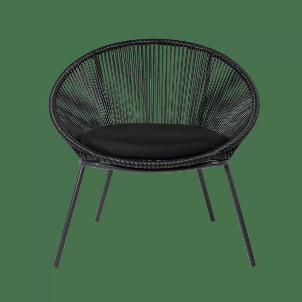 CASA PAPAYO Silla Lounge Negro