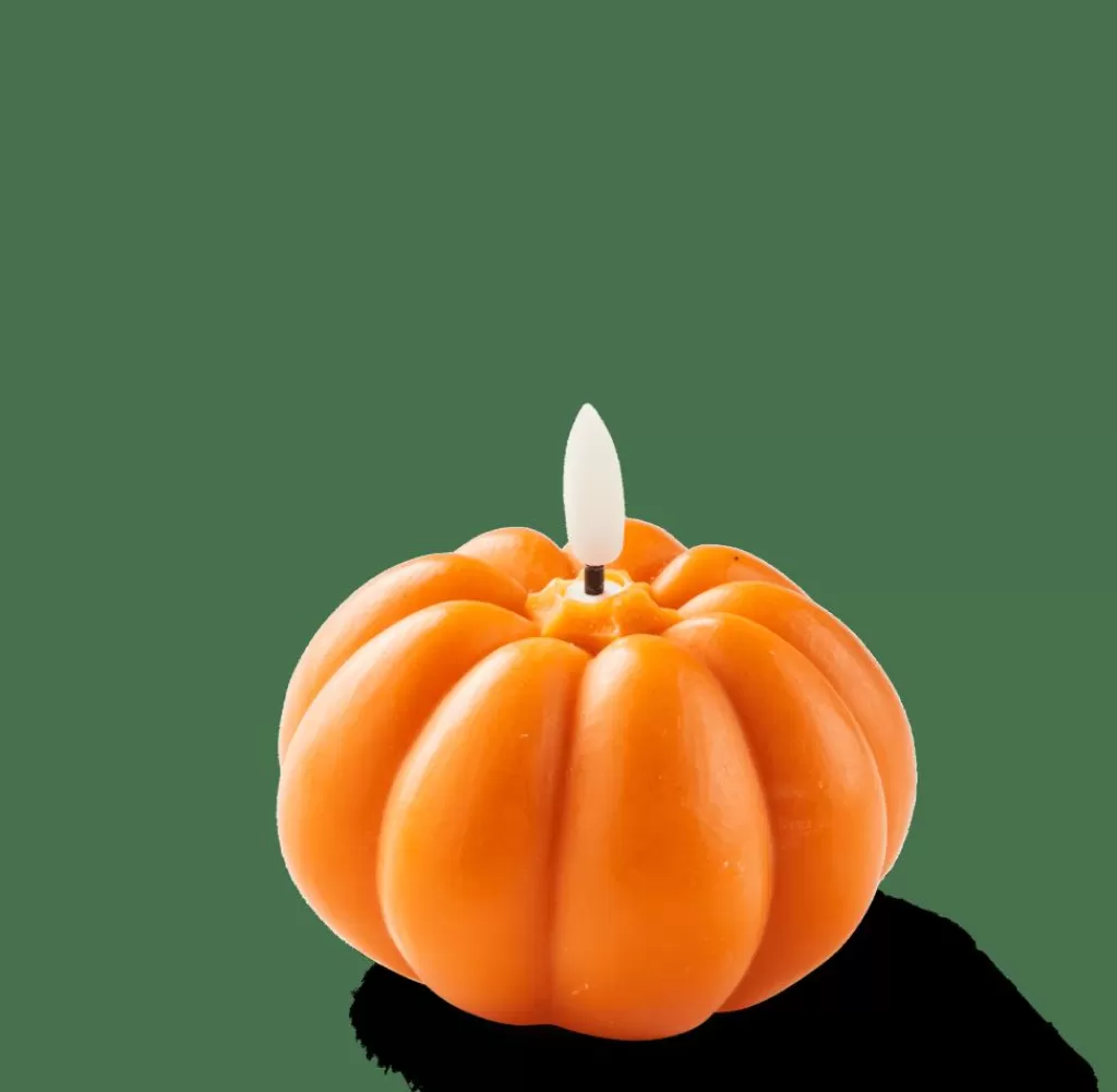 CASA PUMPI Vela De Led Naranja