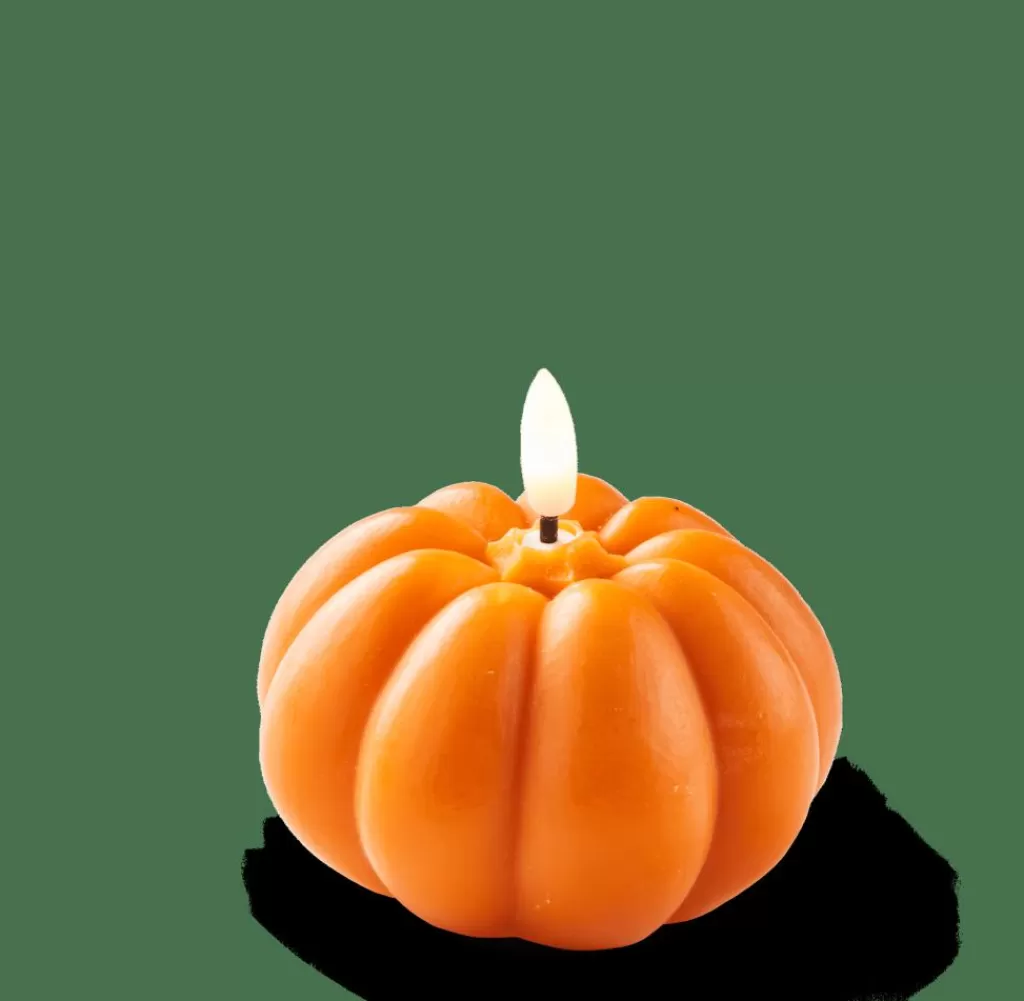 CASA PUMPI Vela De Led Naranja