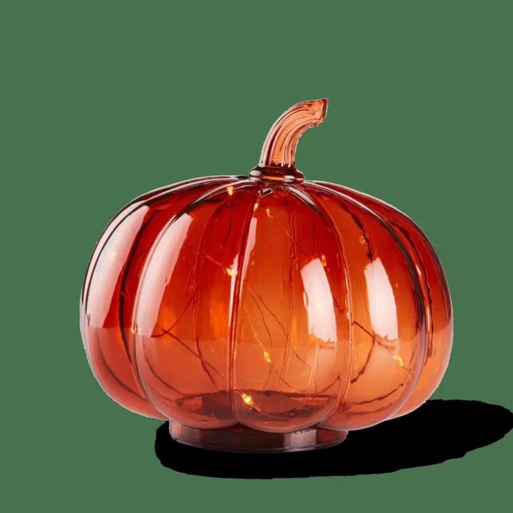 CASA PUMPKIN Lámpara Decorativa Naranja