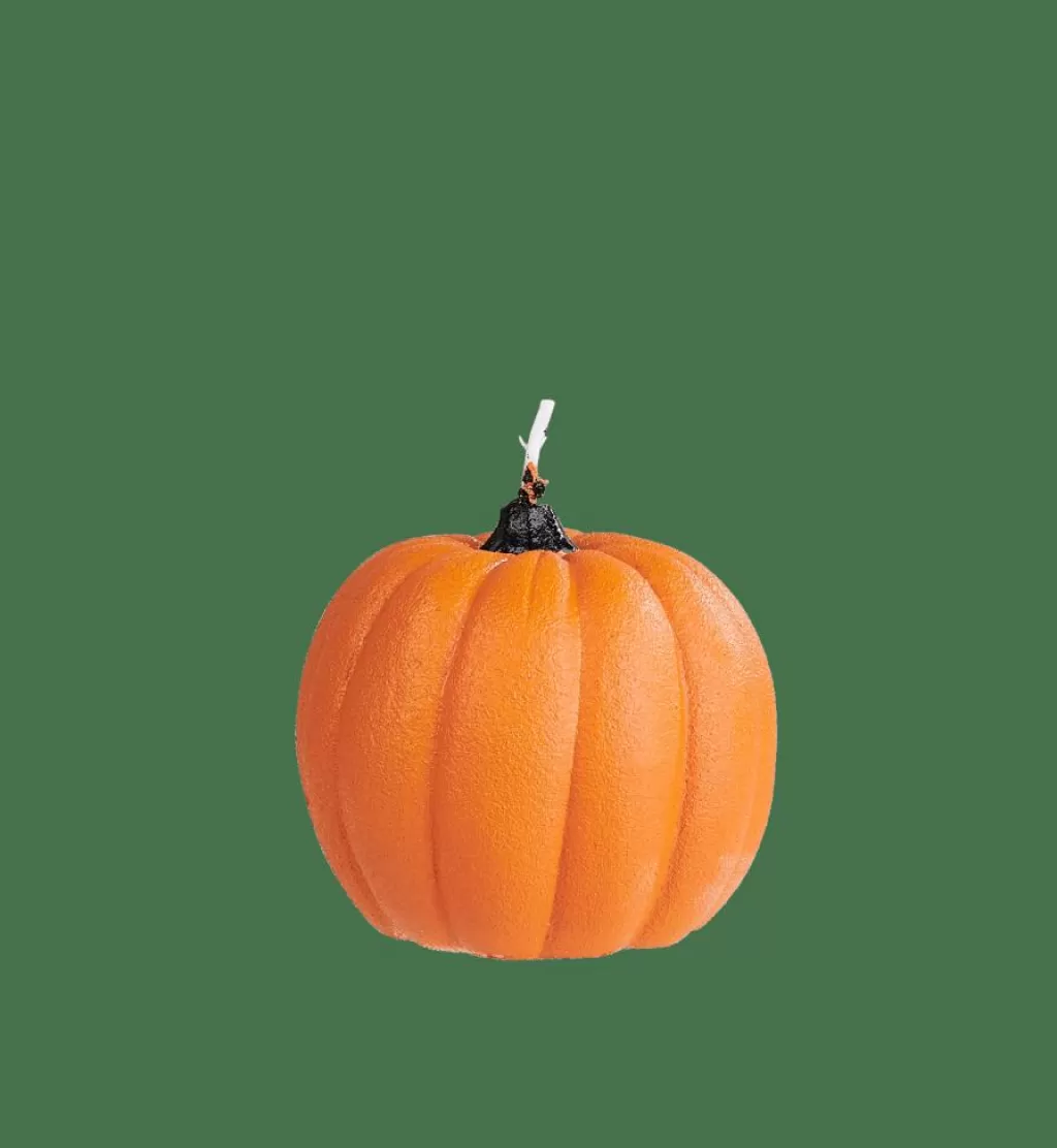 CASA PUMPKIN Vela Negro, Naranja