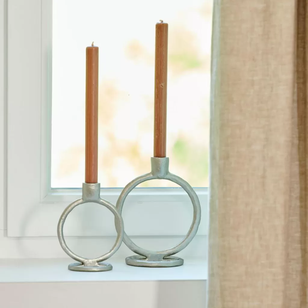 CASA RINGS Candelabro Plateado