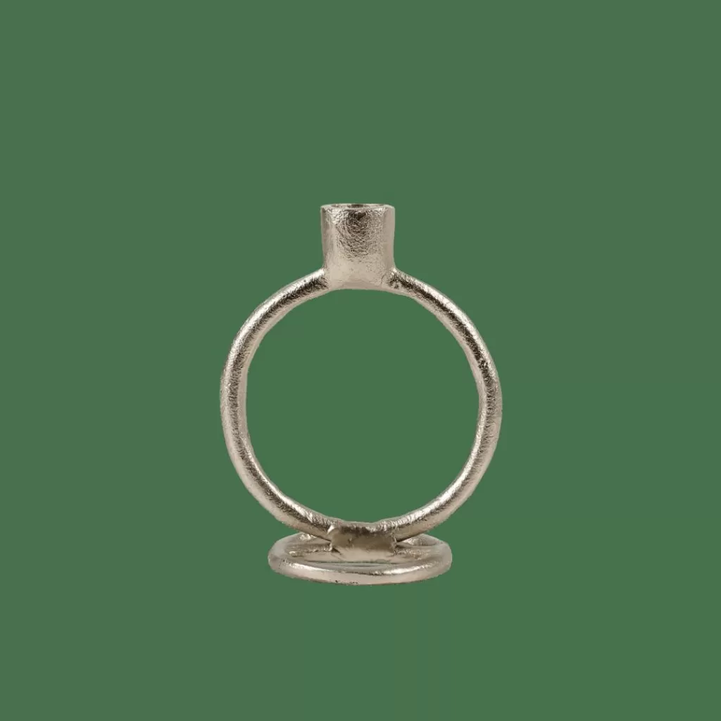 CASA RINGS Candelabro Plateado