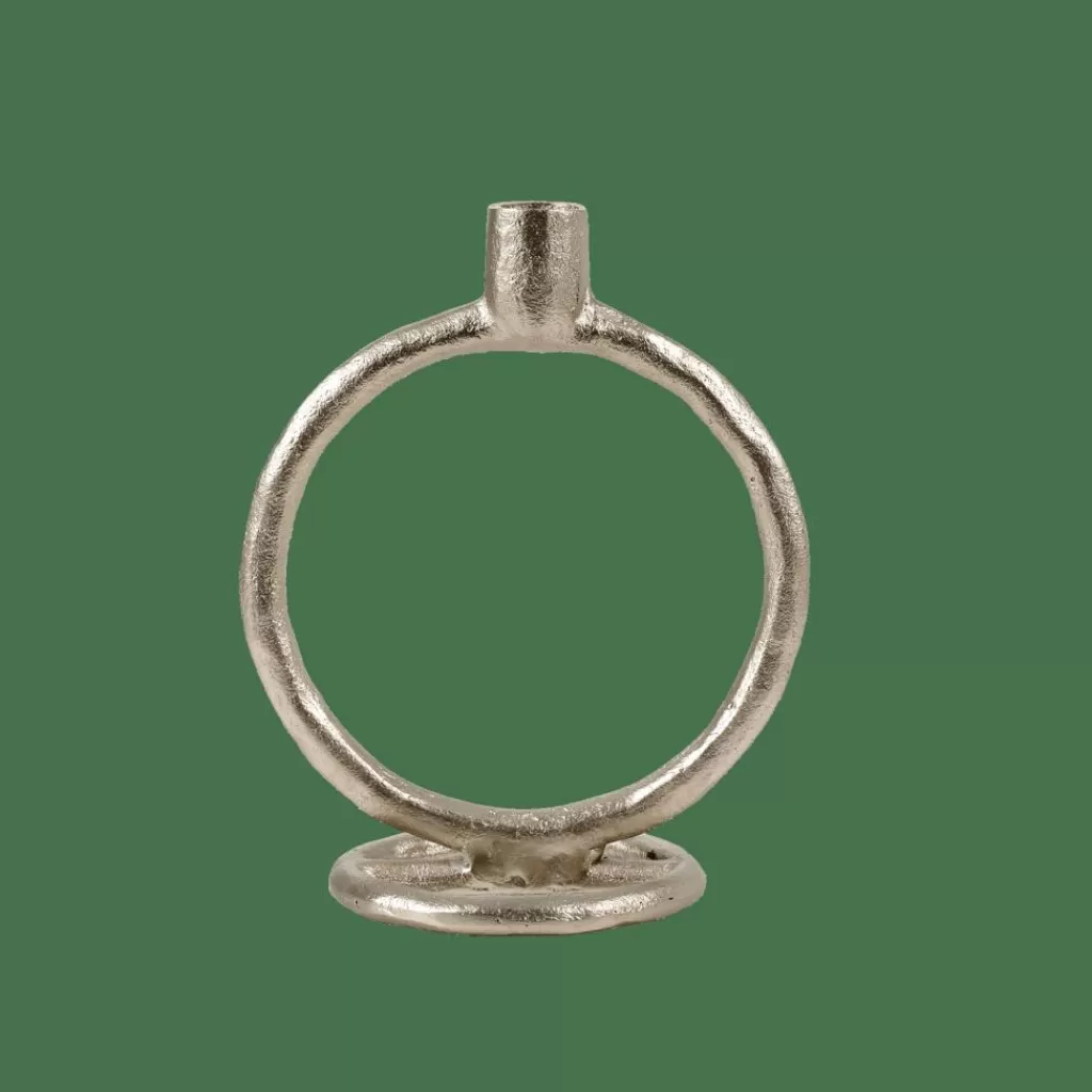 CASA RINGS Candelabro Plateado