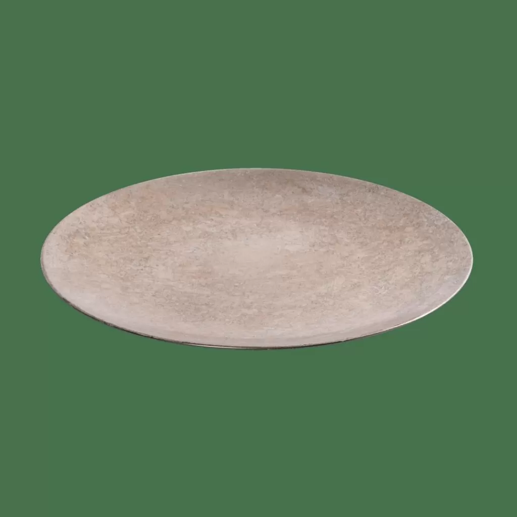 CASA SILVERFOIL Plato Deco Plateado